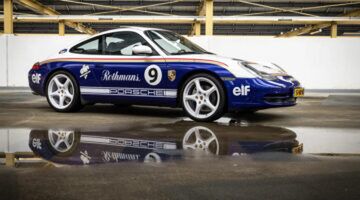 De zijkant van de Porsche Rothmans op Marktplaats