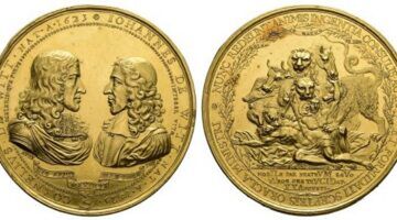 De gouden munten die bij een veiling een recordbedrag hebben opgeleverd