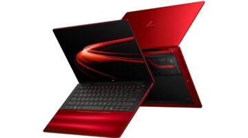 De laptop van HP en Ferrari