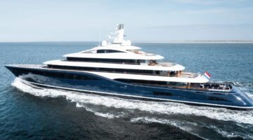 Het enorme superjacht van Feadship