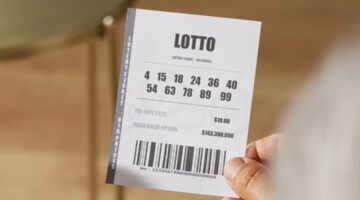 Een lot, waarmee een Belgische man de EuroMillions-loterij won.