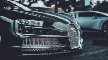 Een Bugatti die wellicht kampt met een probleem in de versnellingsbak