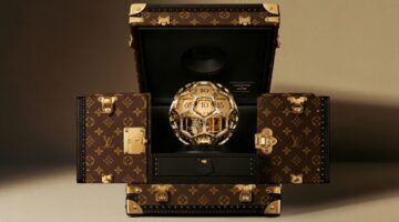 De voetbalklok van Louis Vuitton