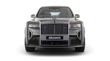 De Rolls-Royce Cullinan Brabus 700 vanaf de voorzijde