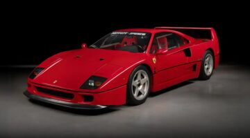 De Ferrari F40 Michelotto vanaf de voorzijde
