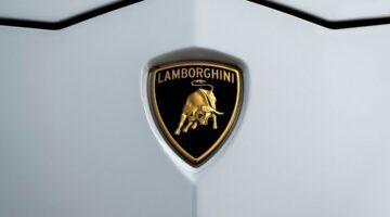 Het logo van Lamborghini, het merk dat geen elektrische auto zal maken op korte termijn