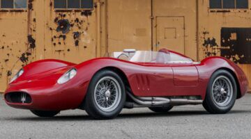 De Maserati die naar de veiling zal gaan