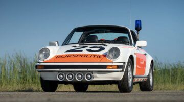 Pure nostalgie: voormalige Porsche 911 van de Rijkspolitie mét volledige uitrusting kan bij een veiling in de VS zeker $ 100.000 opleveren