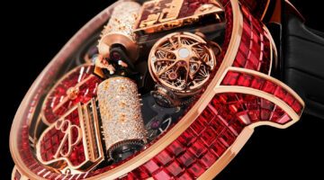 Een detailshot van het Jacob & Co. Godfather-horloge