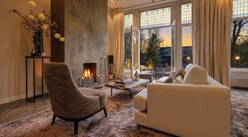 De woning aan het Valeriusplein in Amsterdam