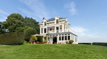 De villa in Muiderberg.