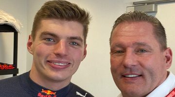 Jos Verstappen naast zijn zoon Max Verstappen, die over een fraai vastgoedportfolio beschikt