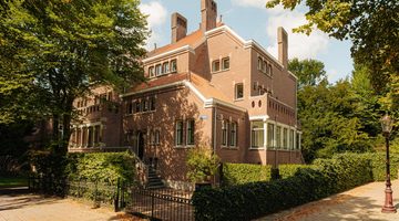 De stadsvilla bij het Vondelpark in Amsterdam