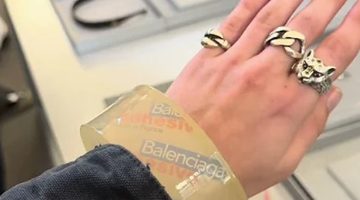 Balenciaga tape armband