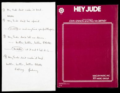 the beatles songteksten Hey Jude Paul McCartney veiling Pure Luxe