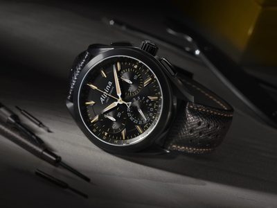 Illustratie voor: Alpina presenteert de Full Black Alpiner 4 Manufacture flyback chronograaf