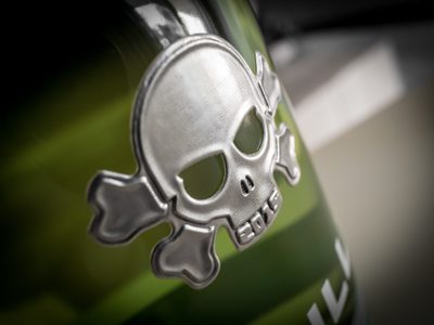 Illustratie voor: Skully Gin, premium gin in het topsegment van de markt