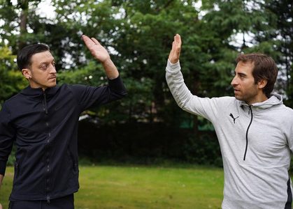 Mathieu Flamini & Mesut Özil