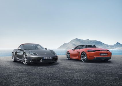 Illustratie voor: Vernieuwde Porsche 718 Boxster doet de jaren ’50 en ’60 herleven
