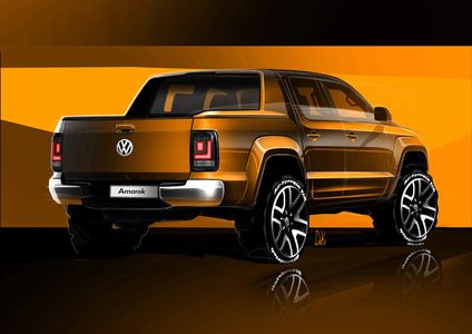 Illustratie voor: Nieuw design voor Volkswagen Amarok