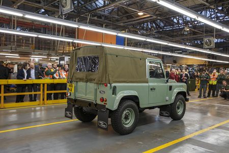Illustratie voor: De Laatste Land Rover Defender is van de band gerold in Solihull