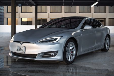 kanye west tesla model s platinum motorsports Pure Luxe