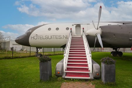 Het voormalig DDR-regeringsvliegtuig in Teuge
