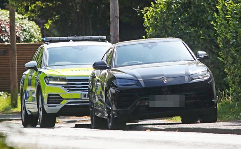 De in beslag genomen Lamborghini Urus van André Onana