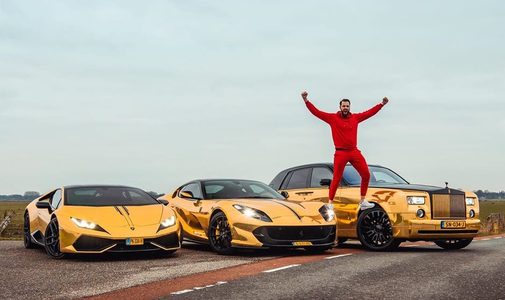 joel beukers gouden lamborghini urus Pure Luxe