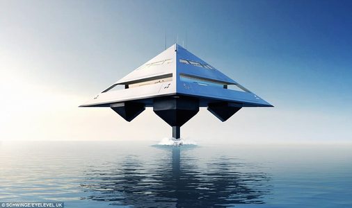 Illustratie voor: Dit Bizarre Superyacht Zou Zomaar Werkelijkheid Kunnen Worden