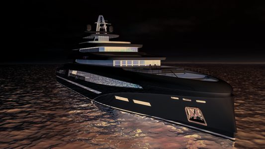 rosetti superjacht 85 meter scheepsbouwer Pure Luxe