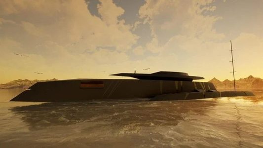 Illustratie voor: Trimaran MY Bond Girl is geïnspireerd door de vrouwen uit James Bond