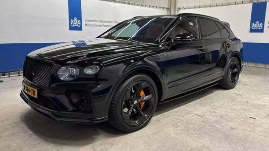 Een Bentley Bentayga is te koop verschenen bij Domeinen