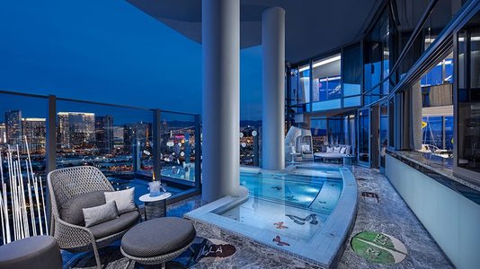 palms casino resort damien hirst suite hotel Pure Luxe
