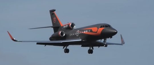 Max Verstappen privéjet