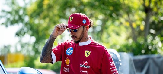 Lewis Hamilton werd tijdens de GP in Barcelona gespot met een Richard Mille-horloge om de pols
