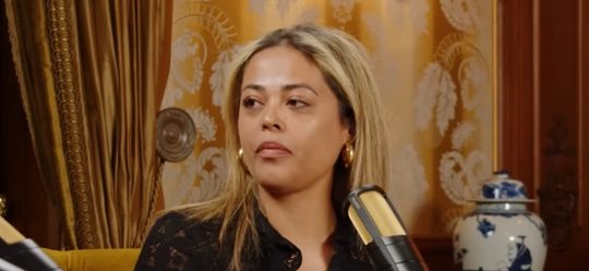 Monica Westerveld tijdens een interview
