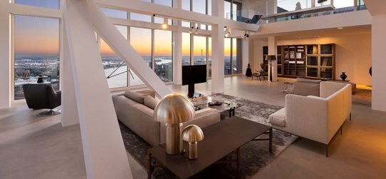 Het penthouse van Kamera Express-miljonair Peter Merceij in Rotterdam