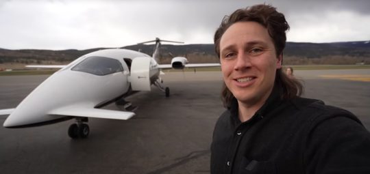 Privéjet YouTuber