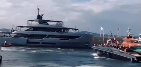 Superjacht kade Saint-Tropez