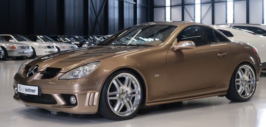 De Mercedes-SLK Brabus in Nederland