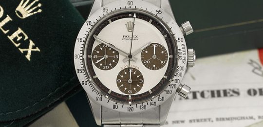 rolex daytona paul newman tropical dial sotheby's veiling Pure Luxe