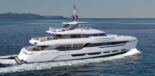 Illustratie voor: Cerri Cantiere Navali onthult nieuwe details over zijn nieuwste superjacht DOM 123