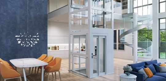 thyssenkrupp huisliften liftsystemen inrichting Pure Luxe