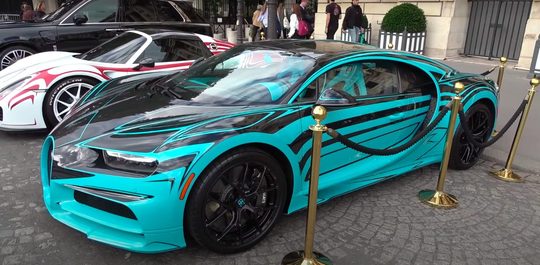 Bugatti Chiron Zebra
