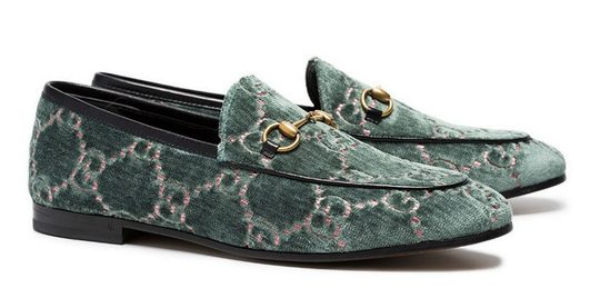 gucci jordaan logo embroidered loafers schoenen Pure Luxe