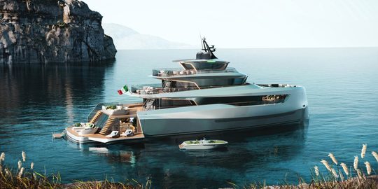 Espada jacht privé-eiland