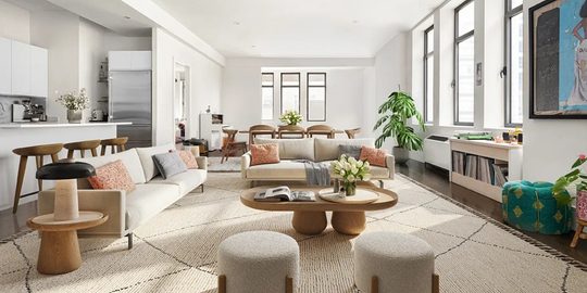 Het interieur van de villa van muziekproducent Benny Blanco in Beverly Hills