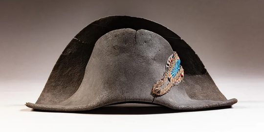 De steekhoed van Napoleon gaat naar de veiling