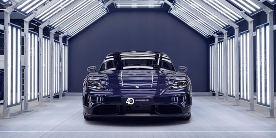 Een Porsche met de nieuwe lak